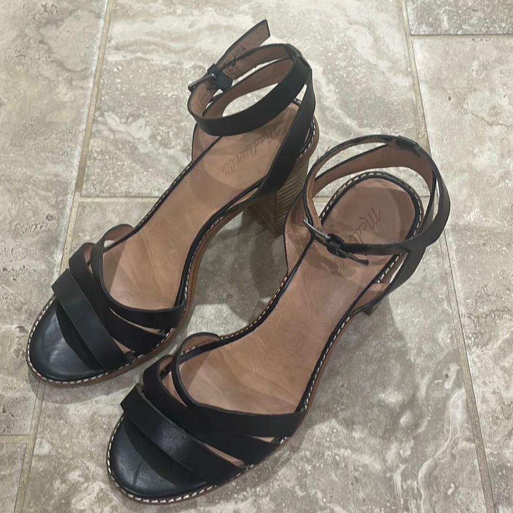Madewell High Heels‎ Sandals Black Size 11